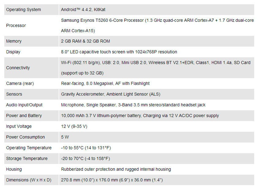 Autel MaxiSys MS906TS Specifications