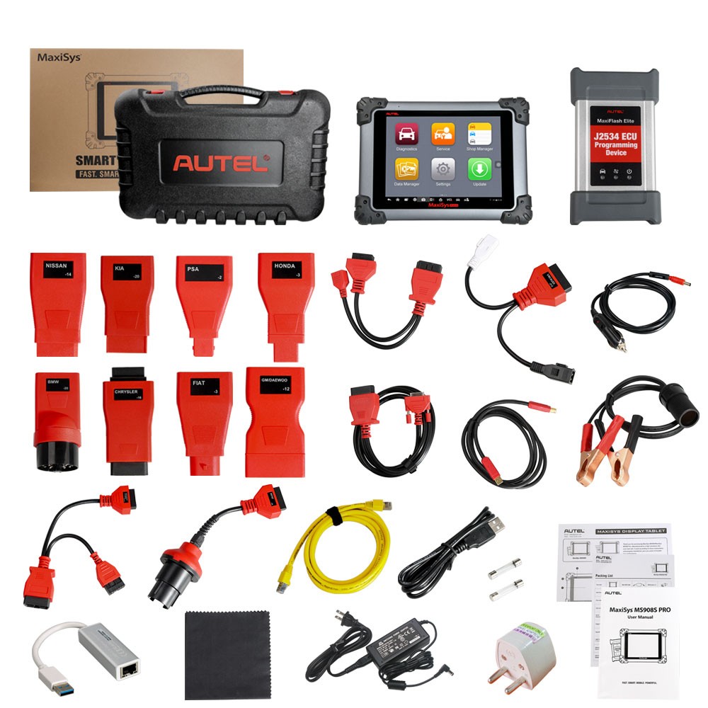 Autel MaxiSys MS908S Pro Packing List